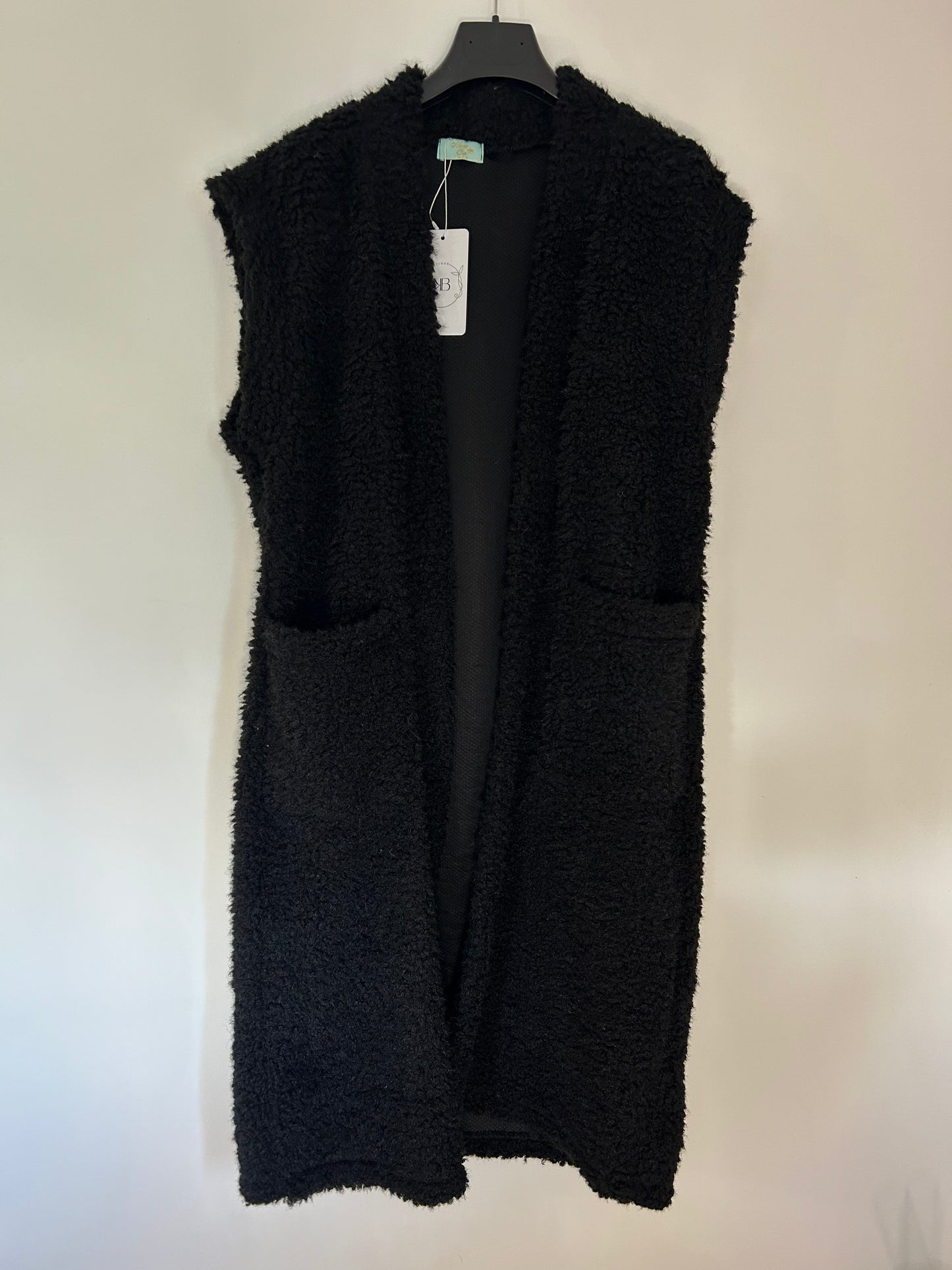Gilet long sans manches